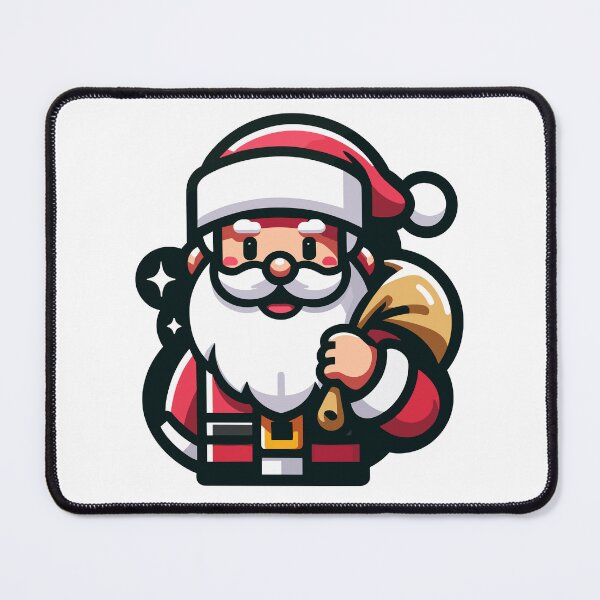 Item preview, Cheerful Santa with Sack of Presents designed and sold by RyanBelandres.