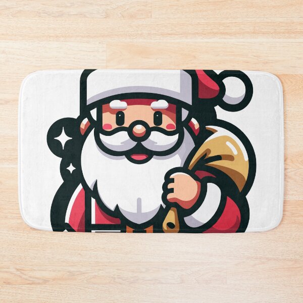 Item preview, Cheerful Santa with Sack of Presents designed and sold by RyanBelandres.