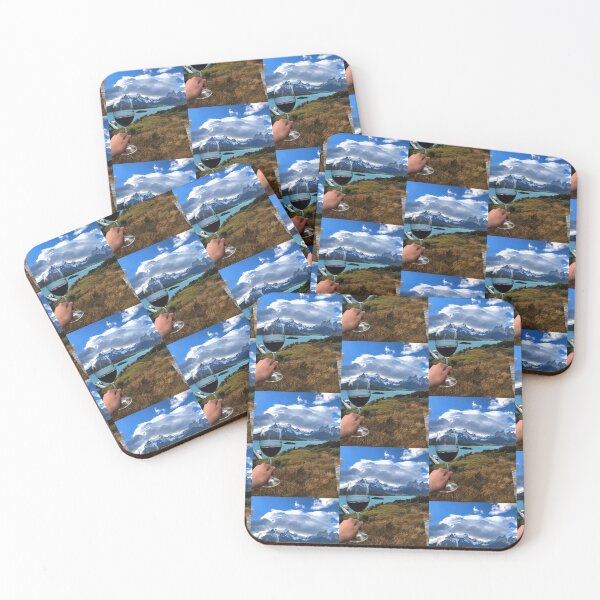 Item preview, Torres del Paine National Park, Lake Pehoe and glass of Malbec wine designed and sold by Creative Endeavors ..