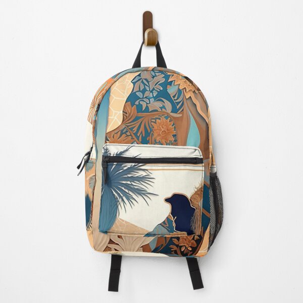 Item preview, Oasis Whispers: Stylized Camel Amid Desert Flora and Twilight designed and sold by PaintbrushPlace.