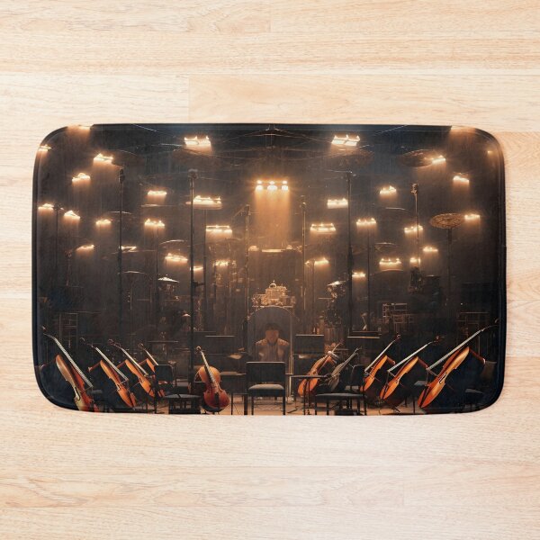 Item preview, Orchestra lighted stage music print designed and sold by dcrc.