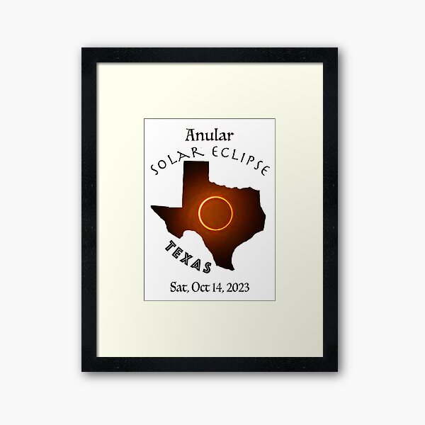Item preview, Texas Anular Solar Eclipse 2023 designed and sold by Kuetspal-Lin.