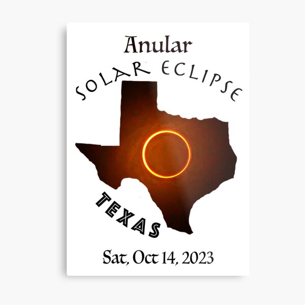 Item preview, Texas Anular Solar Eclipse 2023 designed and sold by Kuetspal-Lin.