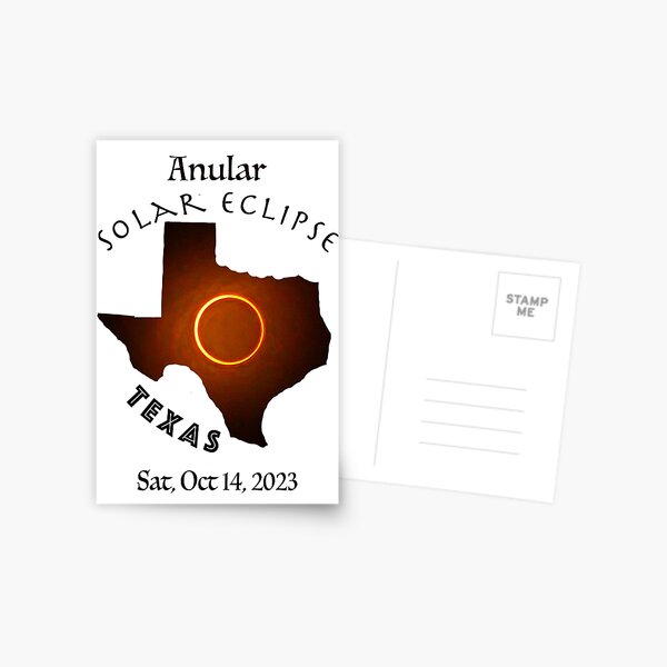 Item preview, Texas Anular Solar Eclipse 2023 designed and sold by Kuetspal-Lin.