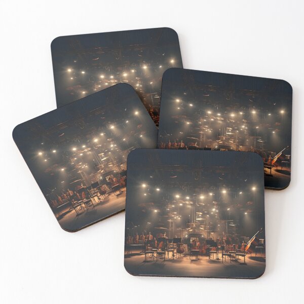 Item preview, orchestra lighted stage music print designed and sold by dcrc.