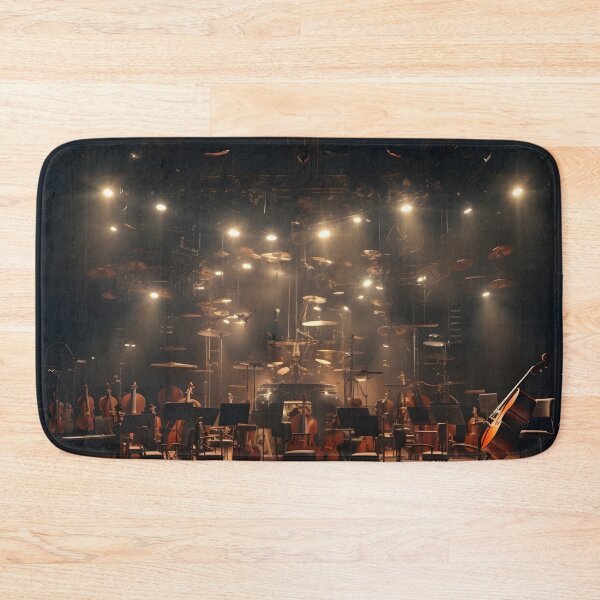 Item preview, orchestra lighted stage music print designed and sold by dcrc.
