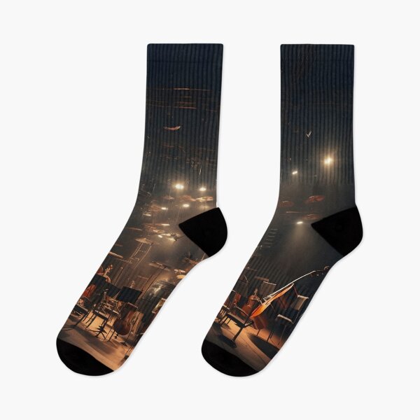 Item preview, orchestra lighted stage music print designed and sold by dcrc.
