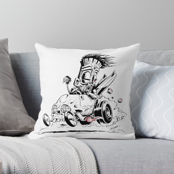HEAD HUNTER Throw Pillow