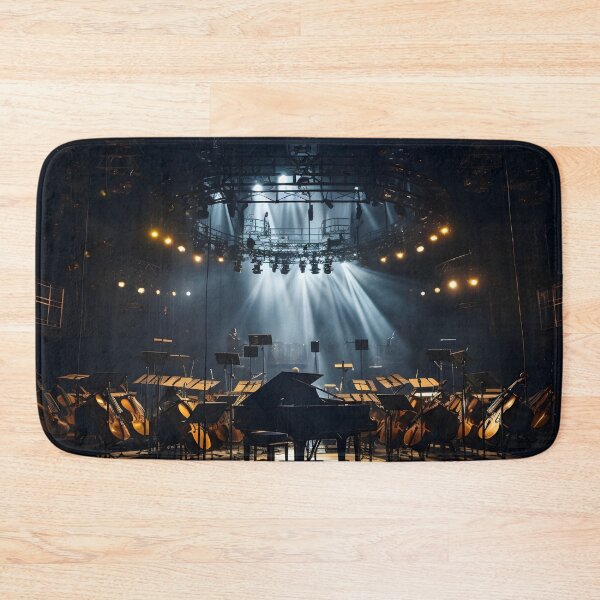 Item preview, orchestra lighted stage music print designed and sold by dcrc.