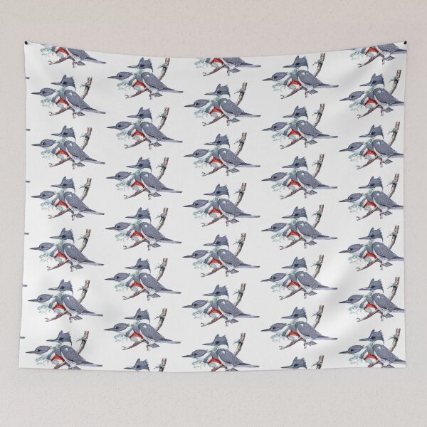 Item preview, Belted Kingfisher Birds designed and sold by TheAnimalZ00.