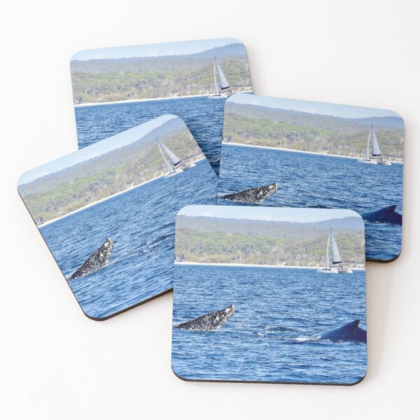 Item preview, Kgari (fraser Island) backdrop  whale watching  designed and sold by Mark Grimsley.