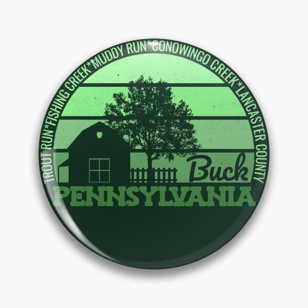Item preview, Buck Pennsylvania Sunset Retro Vintage Local Pride Logo designed and sold by CRHPOD20.