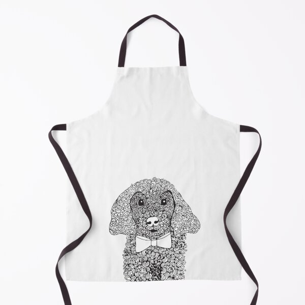 Item preview, Patterned Poodle wearing a Bow Tie designed and sold by hayleylauren.