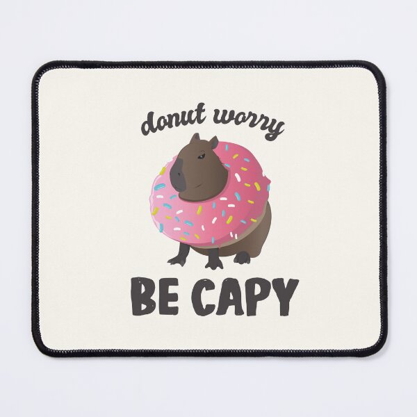 Item preview, Cute Donut Capybara - Donut Worry Be Capy designed and sold by Marzuqi Che Rose.