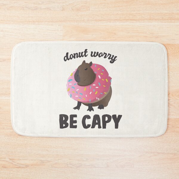 Item preview, Cute Donut Capybara - Donut Worry Be Capy designed and sold by Marzuqi Che Rose.