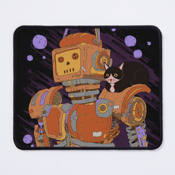 Item preview, Robot & Cat [DARK version] designed and sold by tk72.