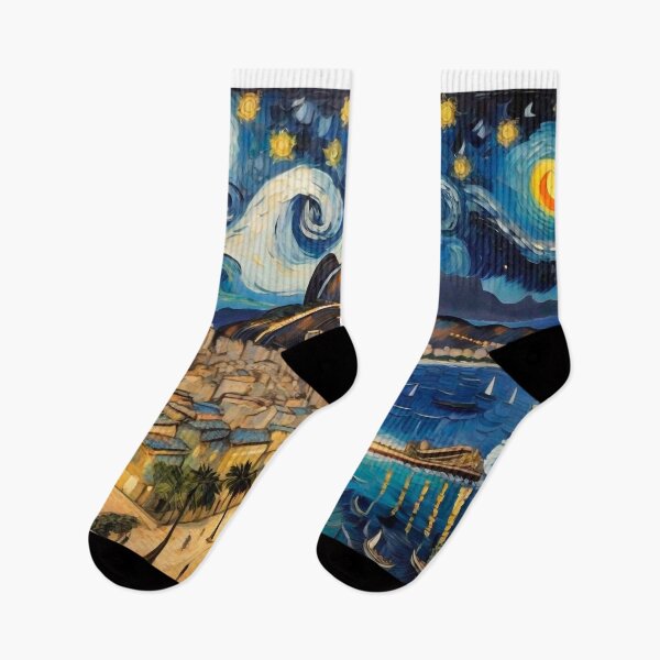 Item preview, Starry Night in Rio de Janeiro - Brazil designed and sold by OnlyClassicArt.