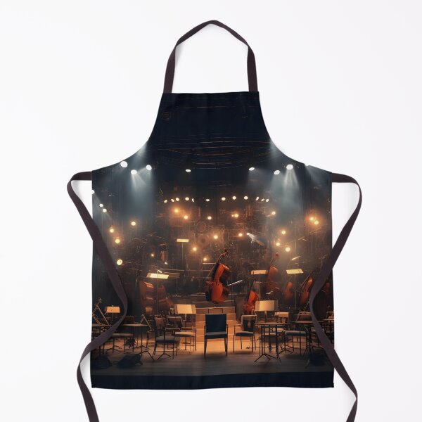 Item preview, orchestra lighted stage music print, designed and sold by dcrc.