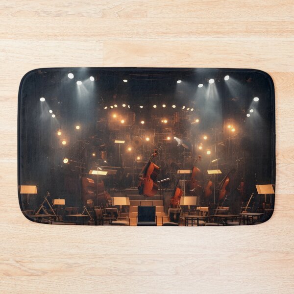 Item preview, orchestra lighted stage music print, designed and sold by dcrc.
