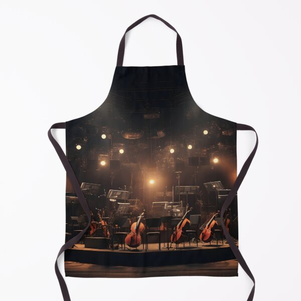 Item preview, orchestra lighted stage music print, designed and sold by dcrc.