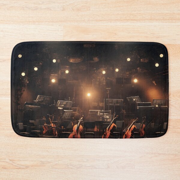 Item preview, orchestra lighted stage music print, designed and sold by dcrc.