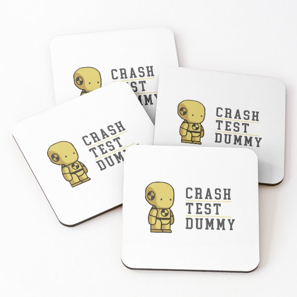 Item preview, Crash Test Dummy Baby Yellow Safety Testman with Black Dark Text and Yellow Line Separated designed and sold by activlifewear.