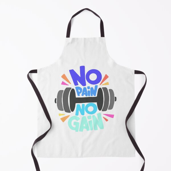 Item preview, No pain no gain colorful encouraging sign designed and sold by adesignworld.
