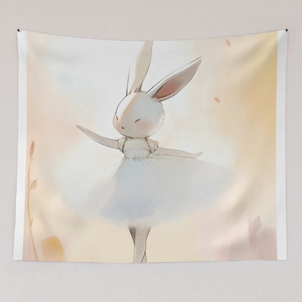 Item preview, Boho Bunny Ballerinas  designed and sold by Cosmic-Canvases.