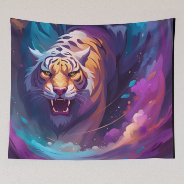Item preview, Cosmic Tigers designed and sold by 3hornCreations.