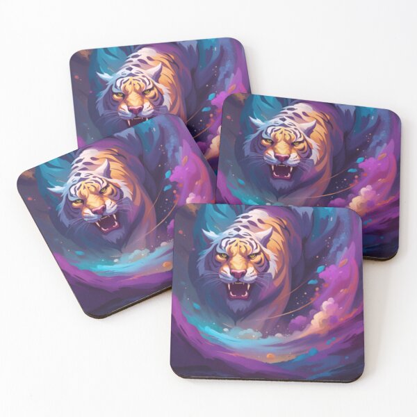 Item preview, Cosmic Tigers designed and sold by 3hornCreations.