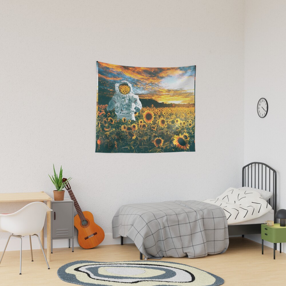 Sunflower 2025 astronaut tapestry