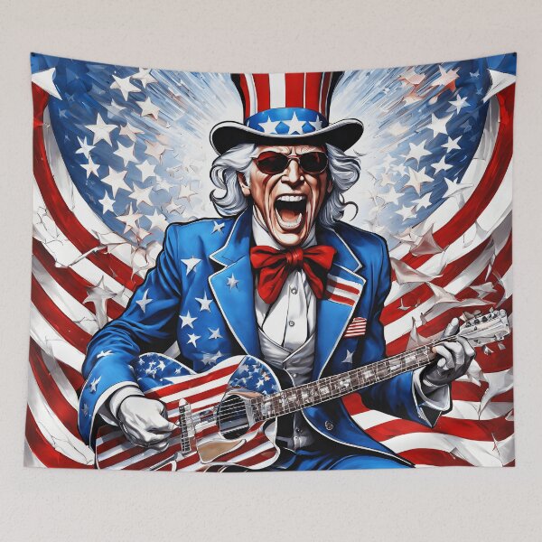 Item preview, America ROCKS !! designed and sold by Uncle Monkey Creates.