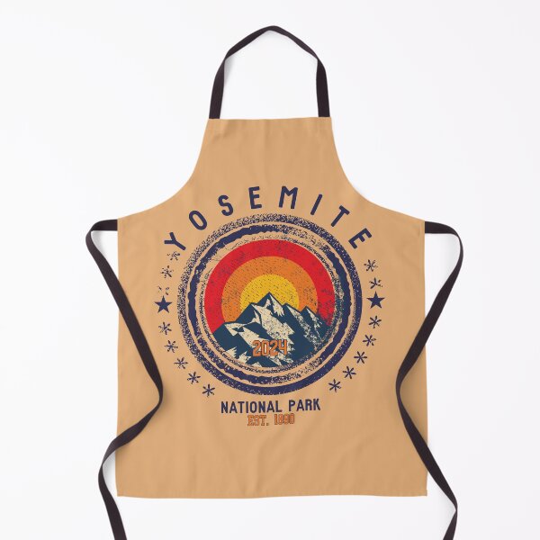 Item preview, Yosemite National Park Vintage Design Sierra Nevada California designed and sold by WanderQuestCo.