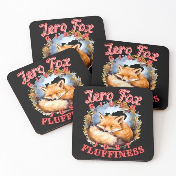 Item preview, Zero Fox Given, Just Fluffiness. fox head designed and sold by FoxVibes.