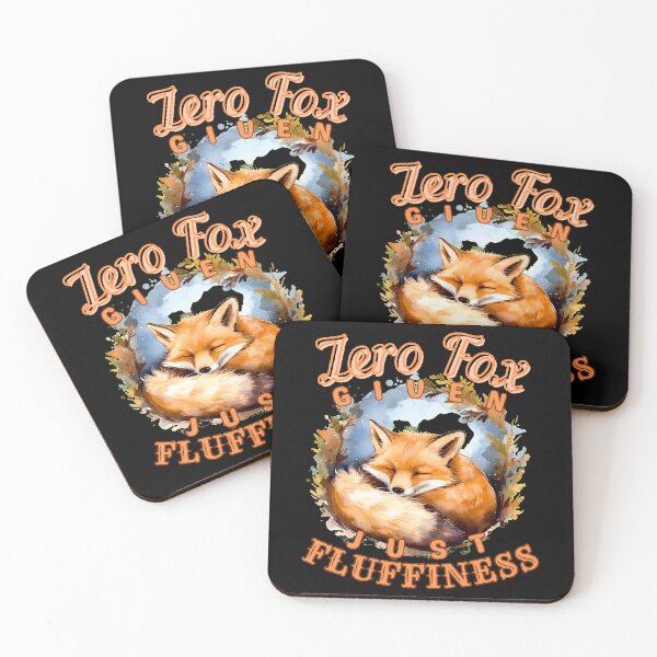 Item preview, Zero Fox Given, Just Fluffiness. fox portrait designed and sold by FoxVibes.