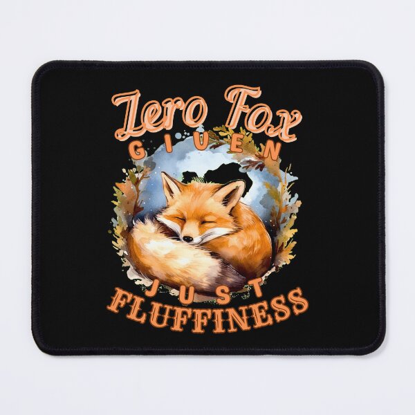 Item preview, Zero Fox Given, Just Fluffiness. fox portrait designed and sold by FoxVibes.