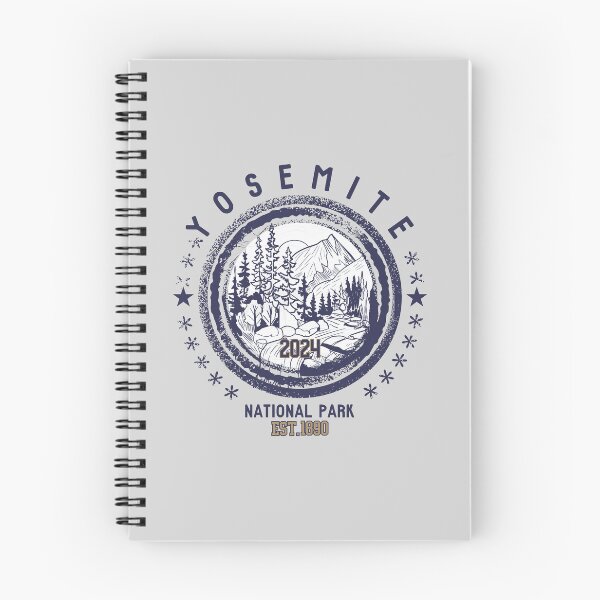 Item preview, Yosemite National Park Vintage Design Sierra Nevada California designed and sold by WanderQuestCo.