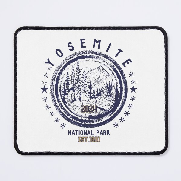 Item preview, Yosemite National Park Vintage Design Sierra Nevada California designed and sold by WanderQuestCo.