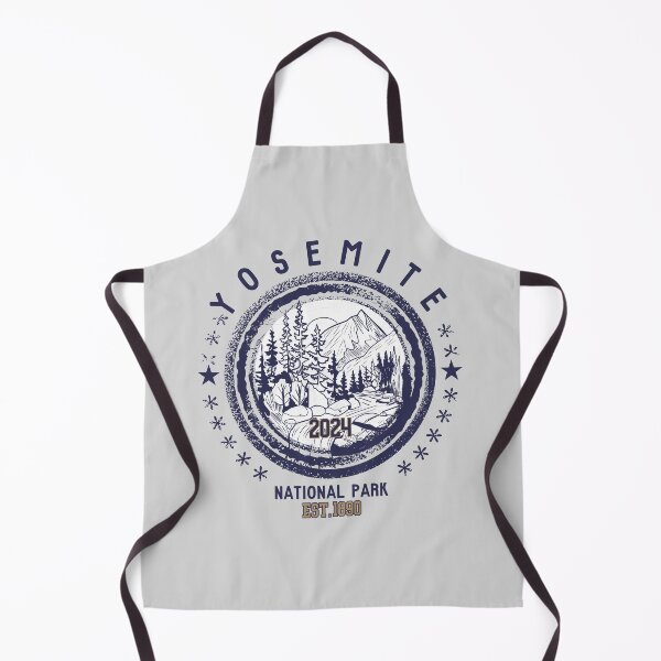 Item preview, Yosemite National Park Vintage Design Sierra Nevada California designed and sold by WanderQuestCo.