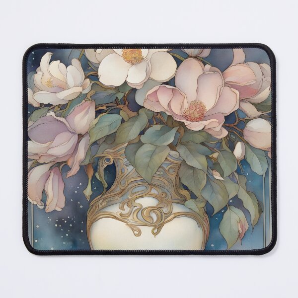 Item preview, Galaxy Magnolia Flowers and Vase (large edition) designed and sold by NouveauAge.