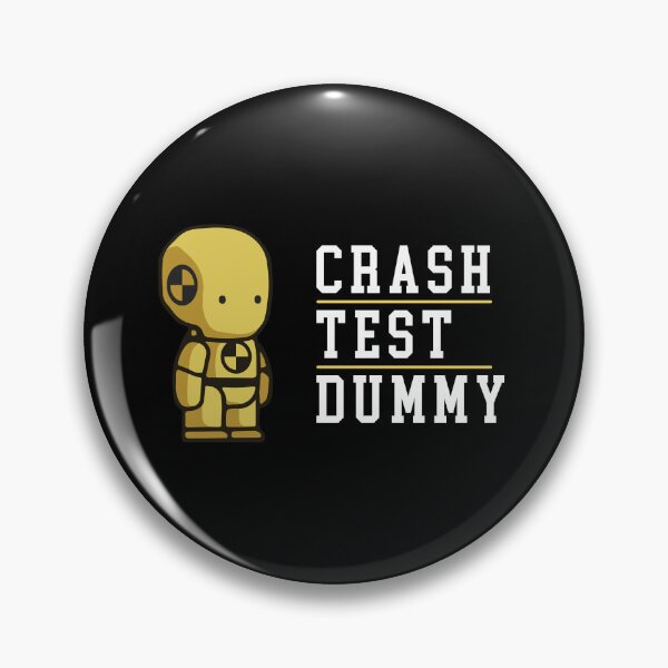 Item preview, Crash Test Dummy Baby Yellow Safety Testman with White Light Text and Yellow Line Separated designed and sold by activlifewear.