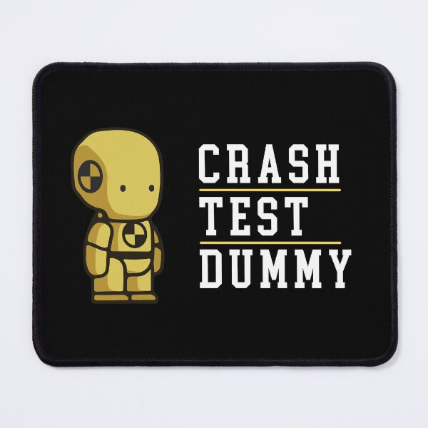 Item preview, Crash Test Dummy Baby Yellow Safety Testman with White Light Text and Yellow Line Separated designed and sold by activlifewear.