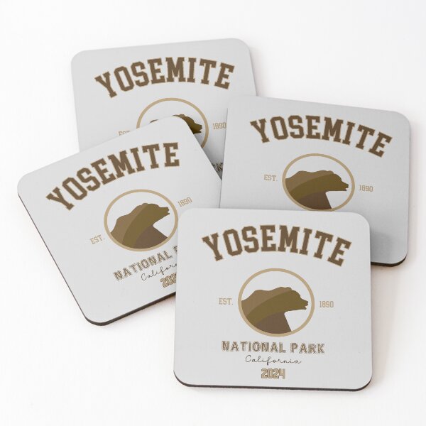 Item preview, Yosemite National Park Vintage Design Sierra Nevada California designed and sold by WanderQuestCo.