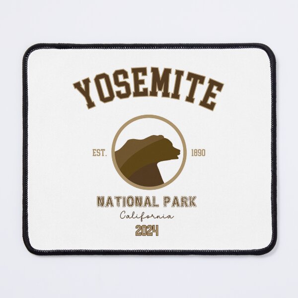 Item preview, Yosemite National Park Vintage Design Sierra Nevada California designed and sold by WanderQuestCo.