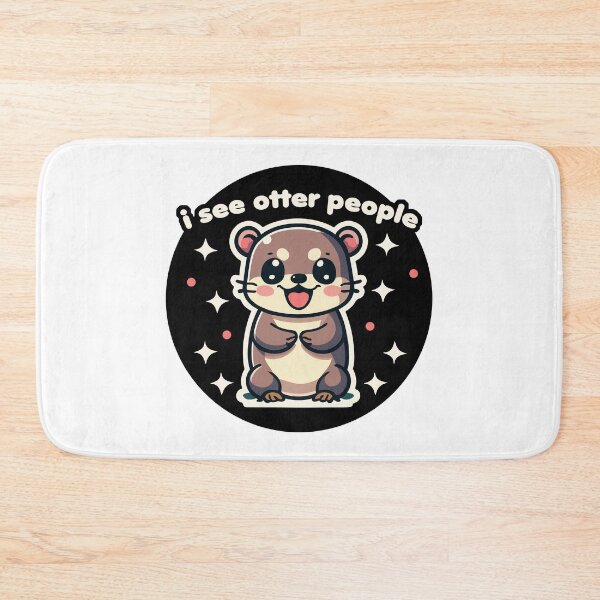 Item preview, Cute Kawaii Funny I See Otter People designed and sold by wingstar.