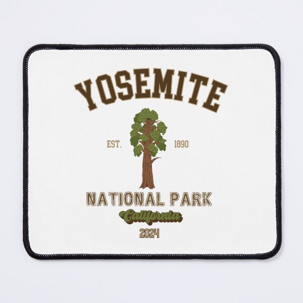 Item preview, Yosemite National Park Vintage Design Sierra Nevada California designed and sold by WanderQuestCo.