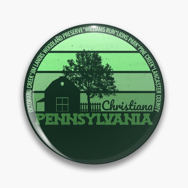 Item preview, Christiana Pennsylvania Sunset Retro Vintage Local Pride Logo designed and sold by CRHPOD20.