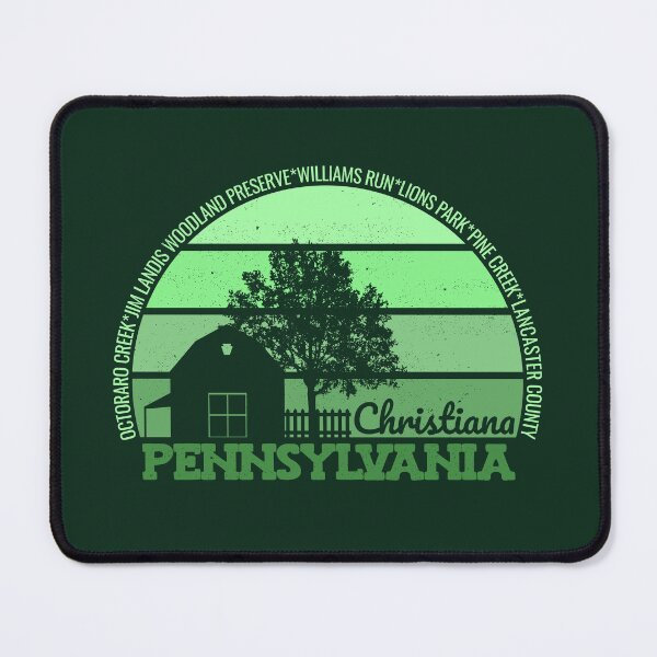 Item preview, Christiana Pennsylvania Sunset Retro Vintage Local Pride Logo designed and sold by CRHPOD20.