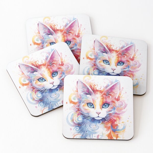 Item preview, Curly the Swirly Cat  designed and sold by TahliaNewland.