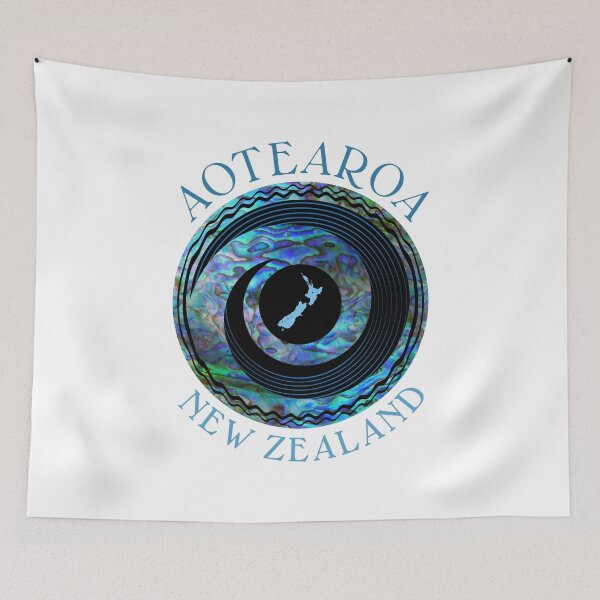 Item preview, NEW ZEALAND KIWI KORU RINGS PAUA designed and sold by Madjack Tees Kiwi SuperStore.